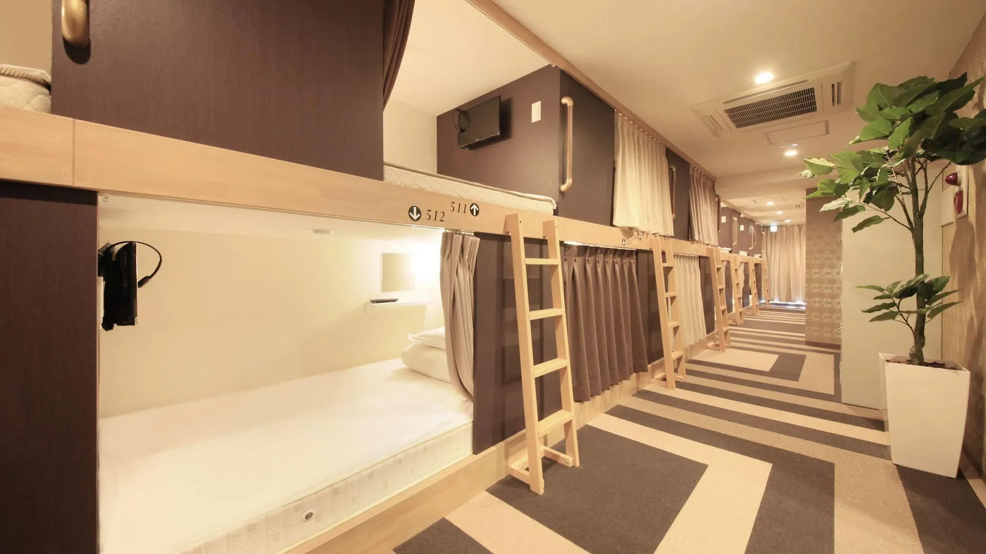 טוקיו Centurion Ladies Hostel Ueno Park מלון קפסולה